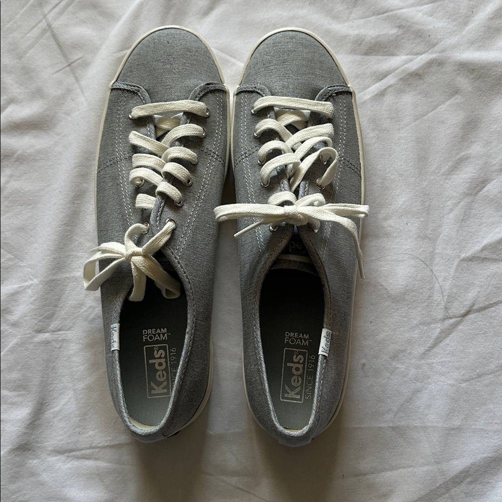 Keds Classic Light Blue Sneakers with White Accents